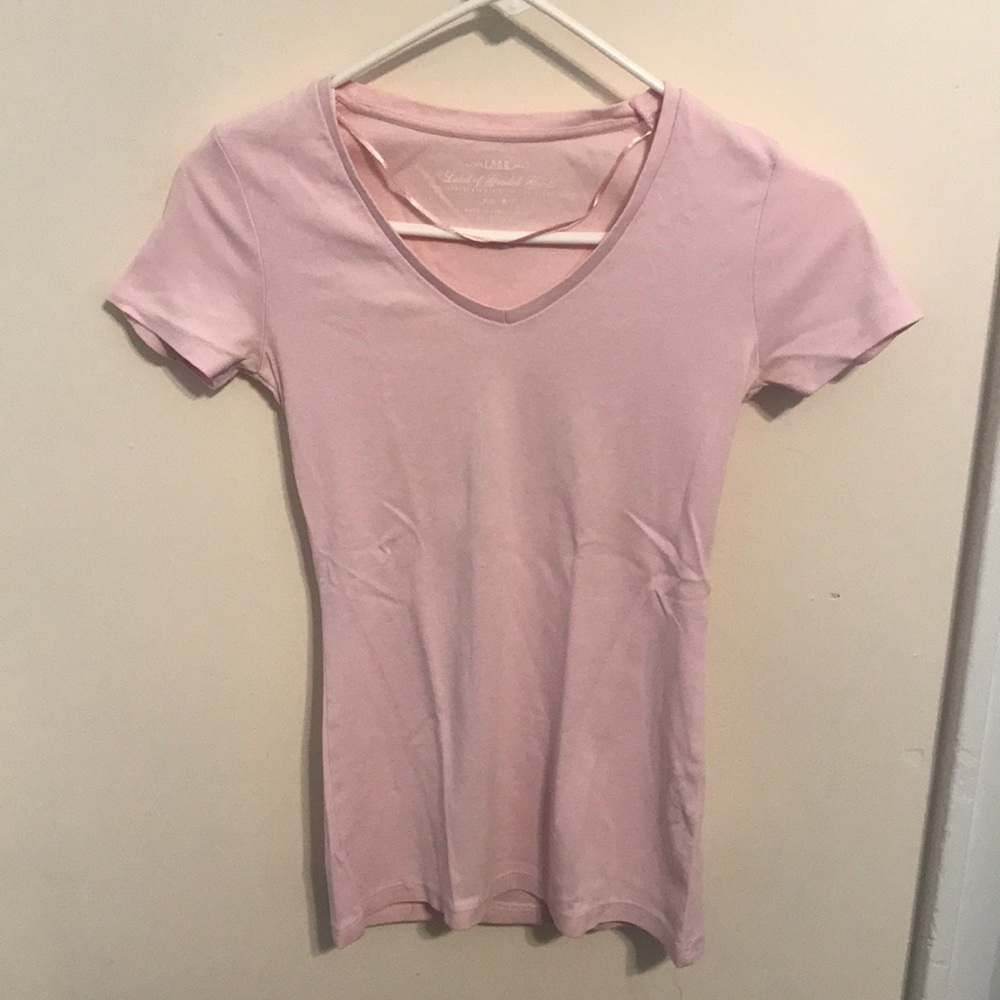 Blush Pink Basic T-Shirt Size S